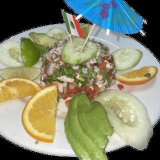 K. Orden de Ceviche de Camarones / K. Shrimp Ceviche Order