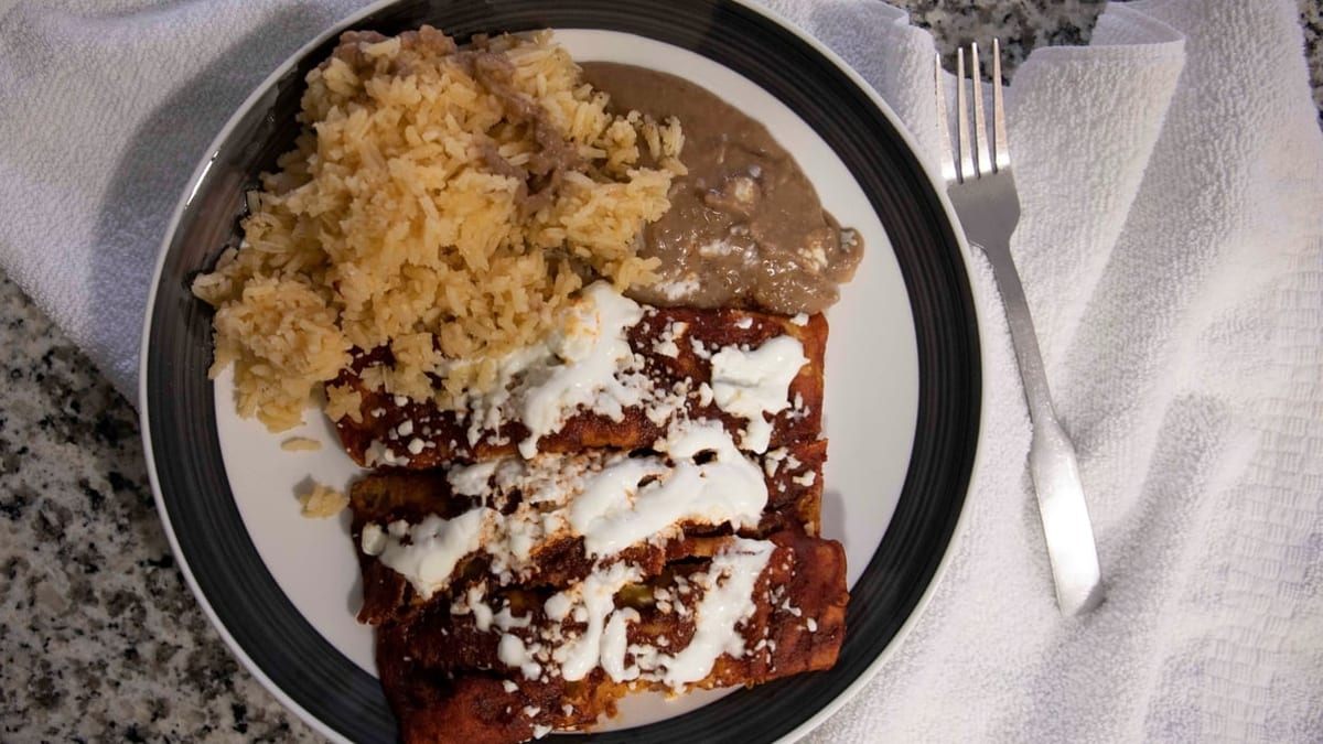 5. Enchiladas de Queso / 5. Cheese Enchiladas