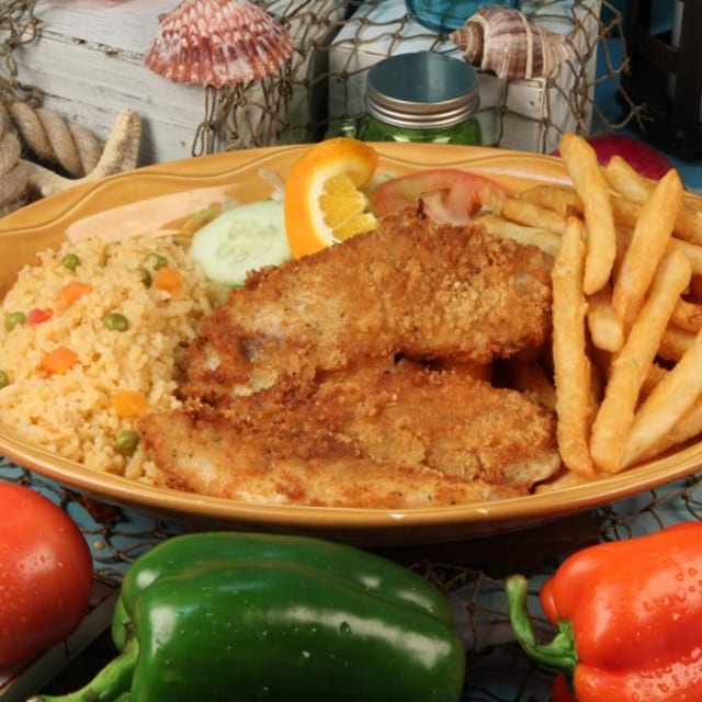 34. Filete Empanizado / 34. Breaded Fish Fillet.