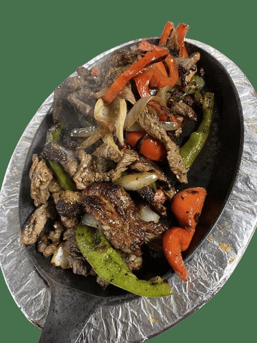 21. Fajitas de Bistec de Res / 21. Beef Steak Fajitas.