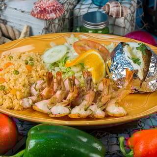 25. Camarones Al Mojo de Ajo / 25. Shrimps in Garlic Mojo